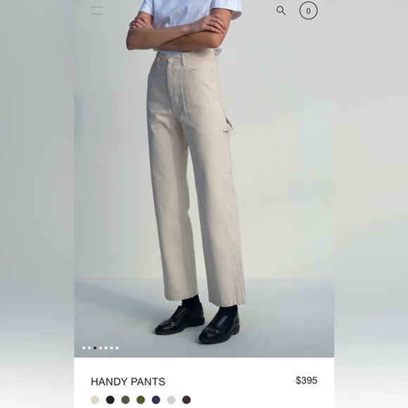 Jesse Kamm handy pants size 6, white NWOT. - Picture 8 of 13
